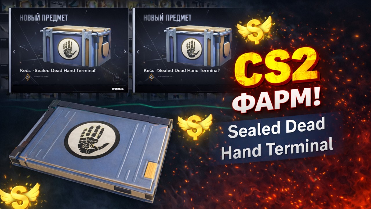 Фарм нового Terminal кейса CS2 Sealed Dead Hand (лучший способ)