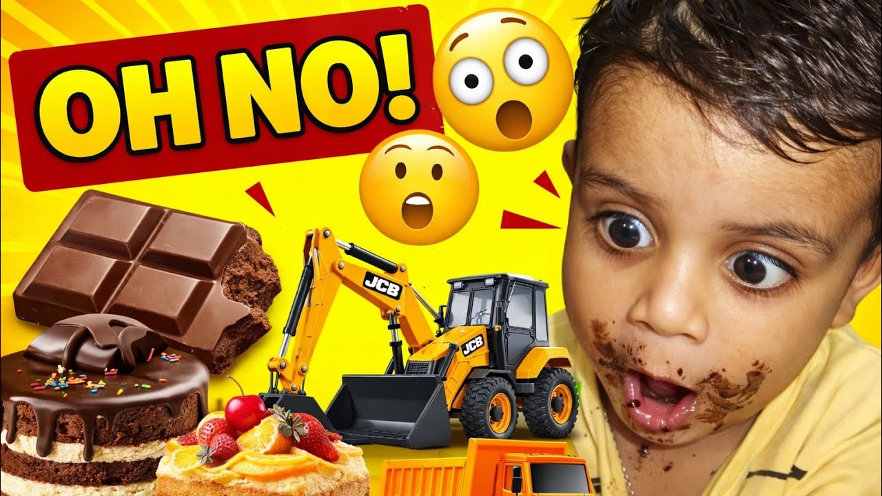 Oh No! 😱 Chocolate, Cake & New JCB Toy Surprise! | Full Day Fun Vlog 5