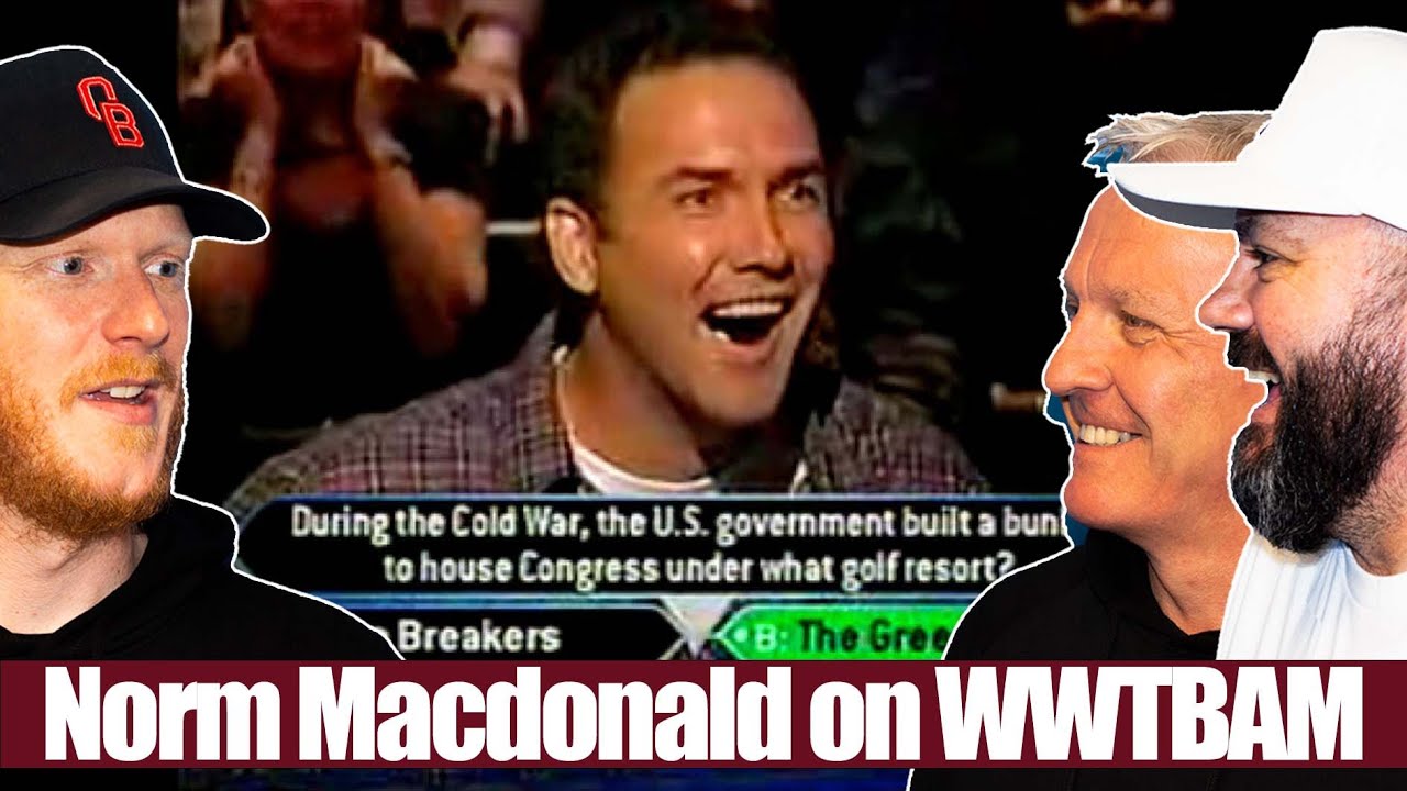 Norm Macdonald on WWTBAM REACTION | OFFICE BLOKES REACT!!