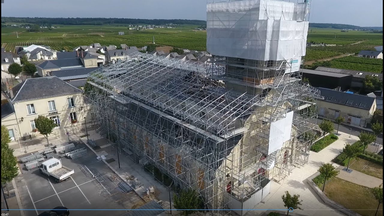 Restauration église de Saint Nicolas de Bourgueil