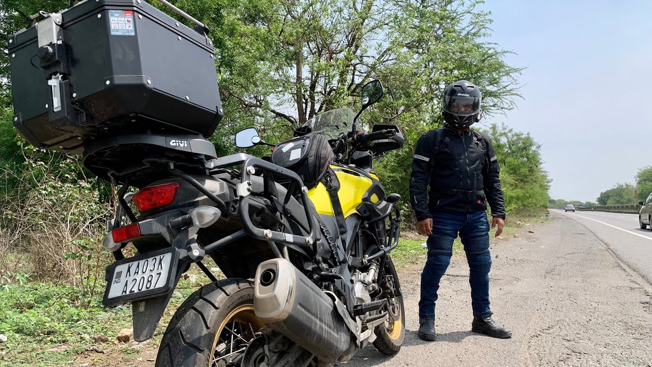 V-Strom 650 engine sound | Kolli Hills| Raw Video | #suzuki