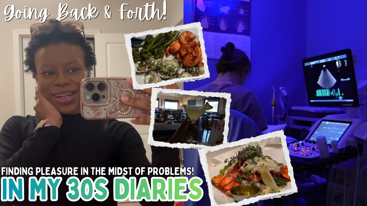 IN MY 30s DIARIES: FINDING PLEASURE IN THE MIDST OF PROBLEMS | DATE NIGHT, DR APPT,  SNOW, CAR PROBS