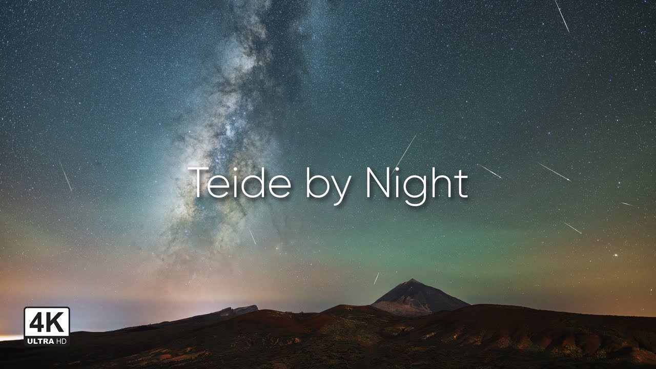 Teide by Night: 4K Milky Way Timelapse in Tenerife | Stargazing Magic