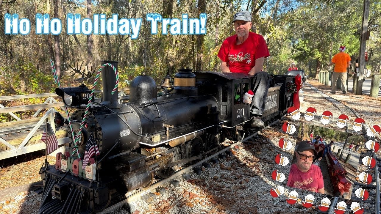 All Aboard the Christmas Train! Central Pasco & Gulf Railroad 2025