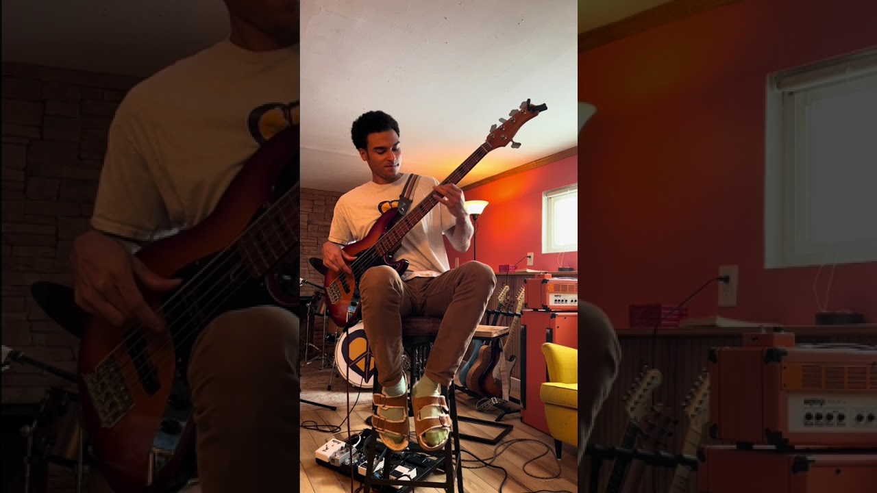 Improvising Bass on my new song Midnight Peace! It’s out now on all streaming platforms! Enjoy! 