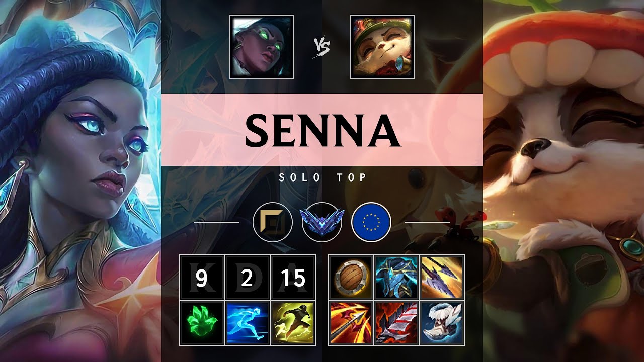 Senna Top vs Teemo - EUW Diamond Patch 25.04