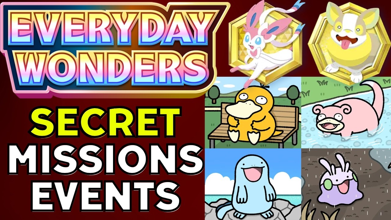 Секретные миссии и события Everyday Wonders #pokemontcgpocket