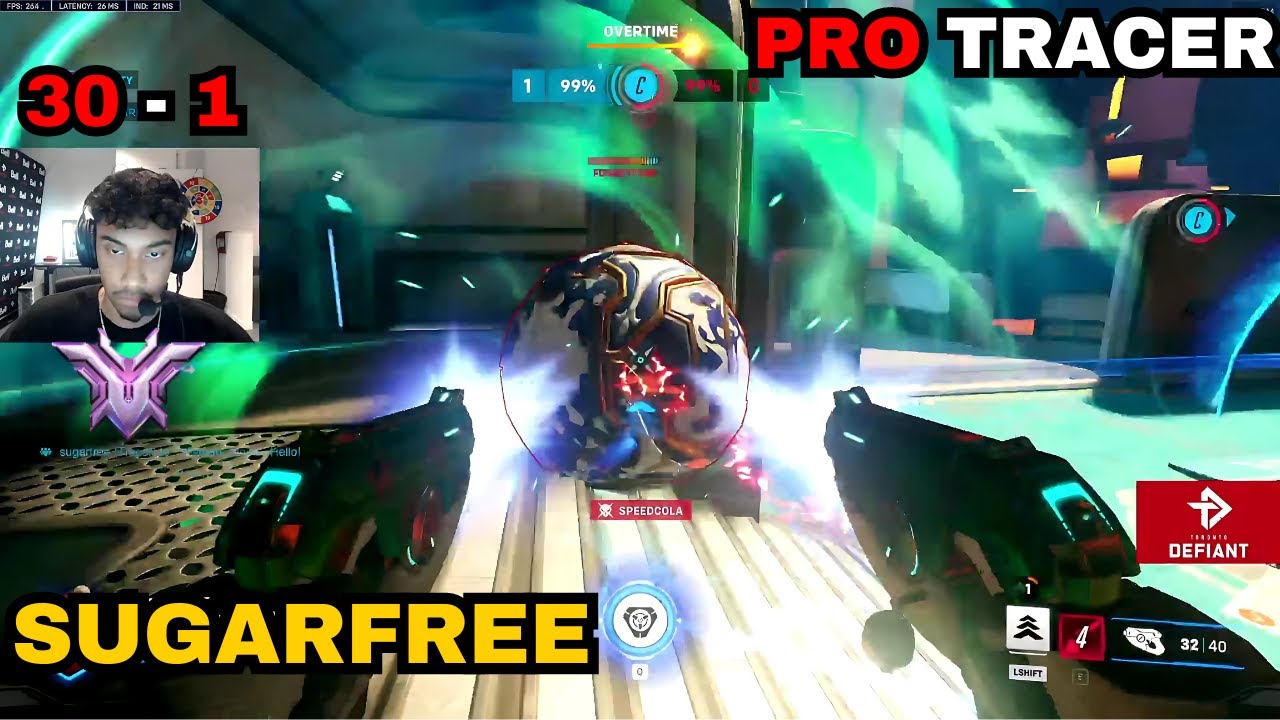 30-1 ! THIS IS WHAT PRO TRACER LOOKS LIKE | SUGARFREE | OVERWATCH 2 SEASON 12 TOP 500
