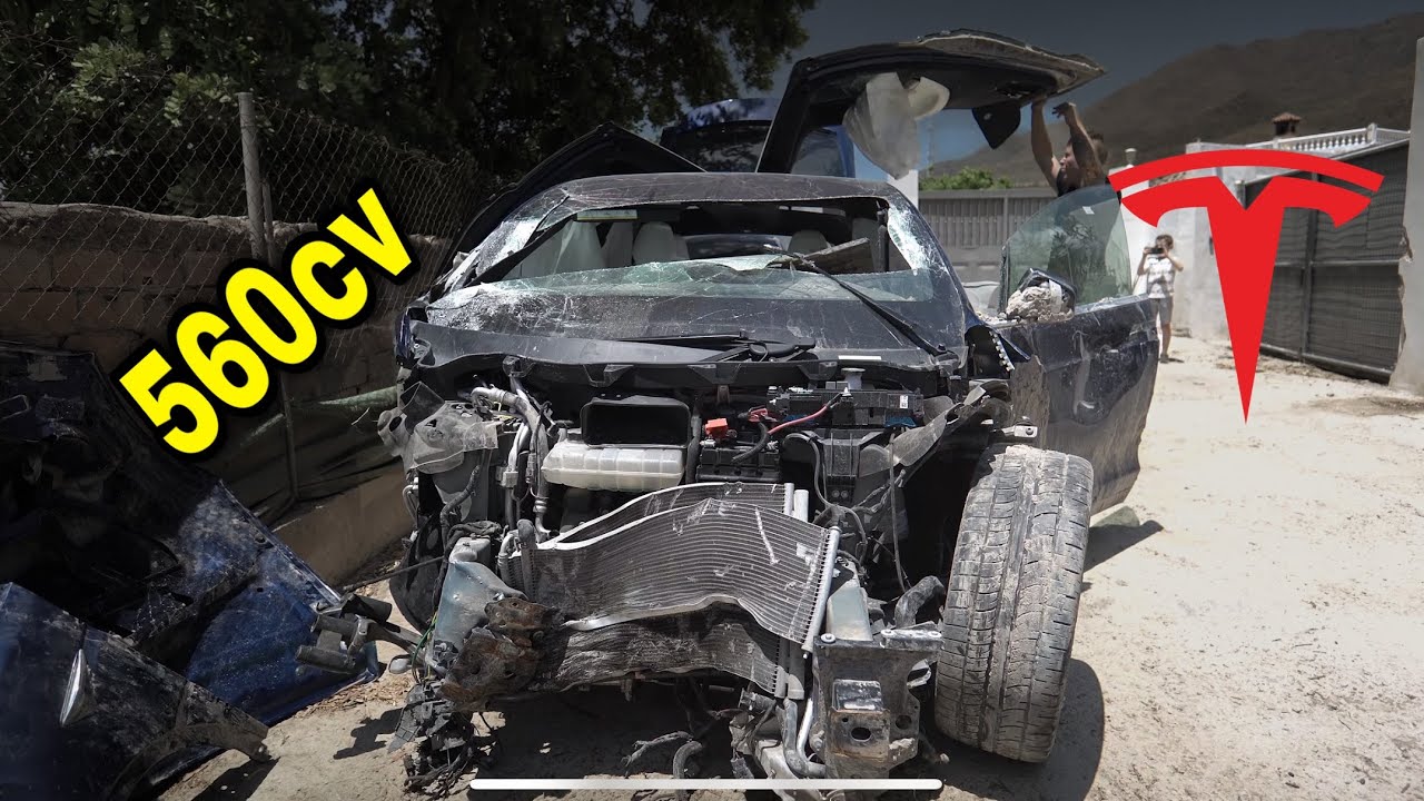 ⚡️Compro un TESLA MODEL X por 14.500€✅ Accidentado - Año 2020