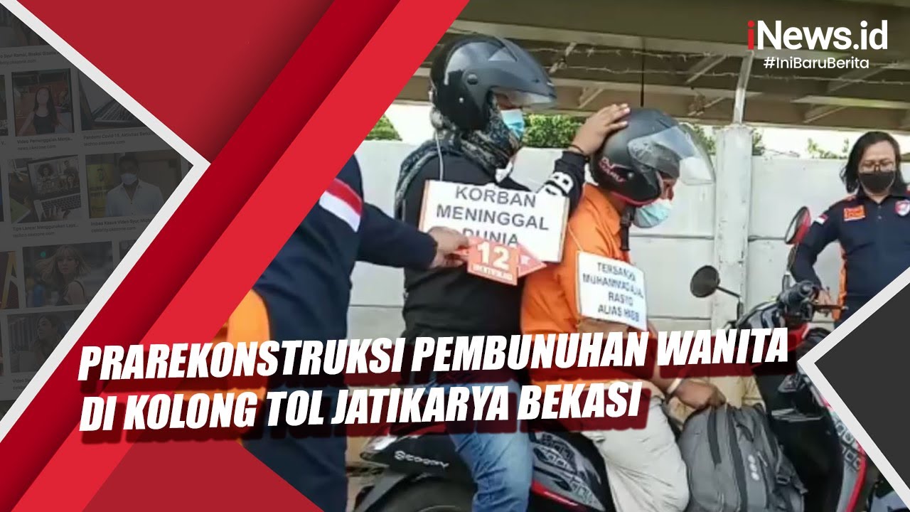 Polisi Gelar Prarekonstruksi Pembunuhan Wanita yang Mayatnya Ditemukan di Kolong Tol Jatikarya