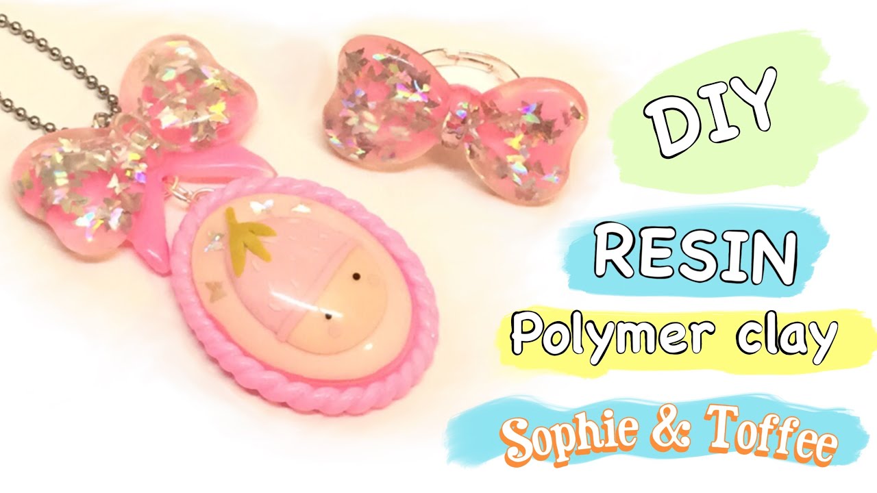 Making molds and kawaii jewelry-  DIY- Resin-  Polymer clay- Sophie & Toffee April Box