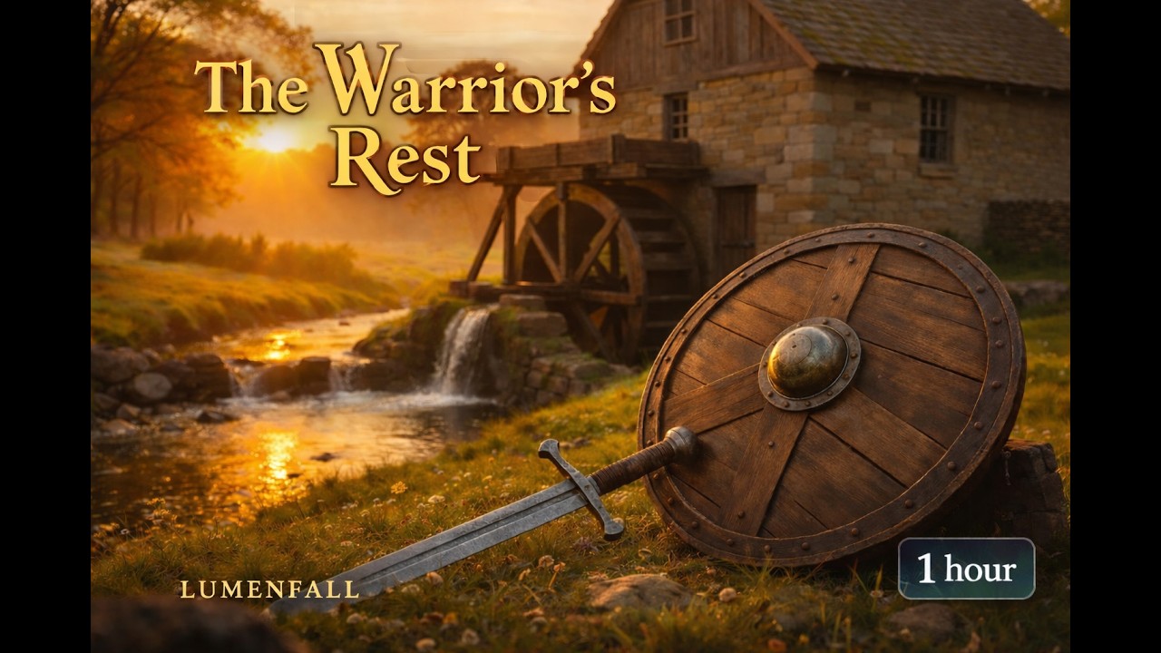 ⚔️ The Warrior's Rest | Golden Dawn Ambience for Sleep & Relaxation (1 Hour)
