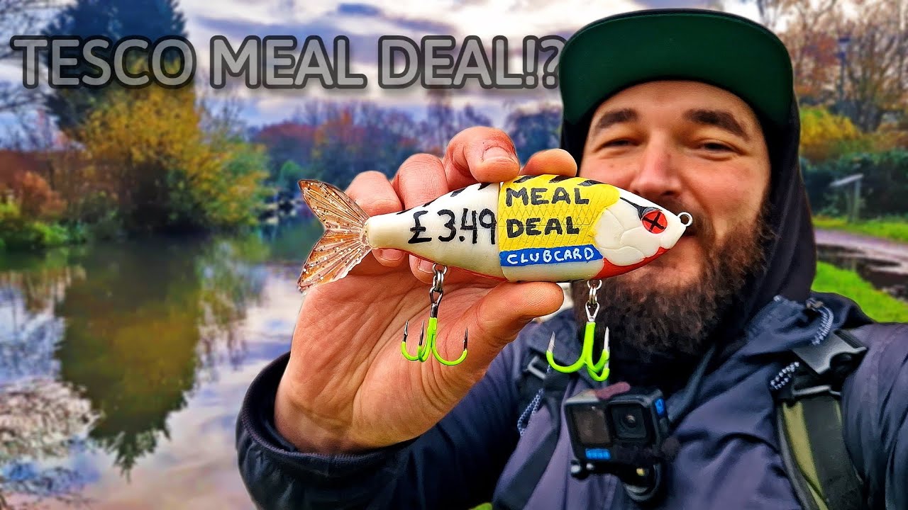 Я превратил скользящую приманку в набор продуктов из Tesco… И вот что получилось (БОЛЬШАЯ РЫБА)