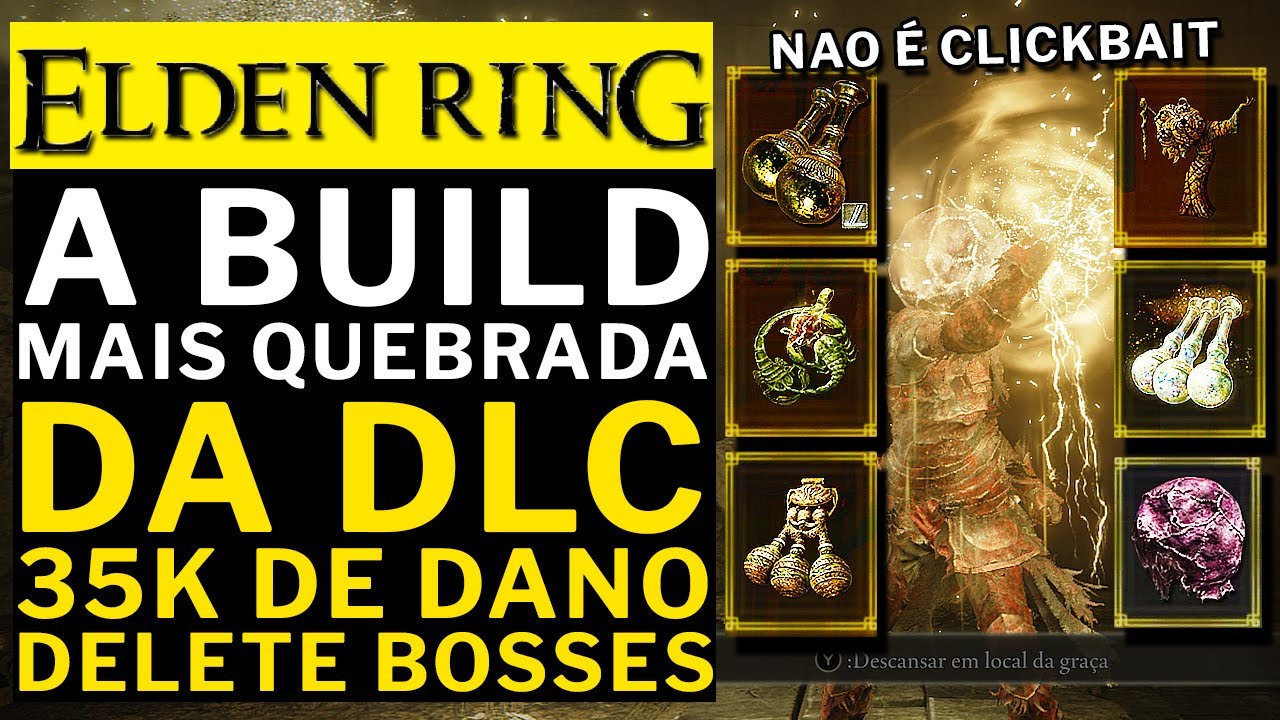 ELDEN RING DLC - A BUILD MAIS QUEBRADA DA DLC!!!!! DELETA QUALQUER BOSS (NAO É CLICKBAIT)