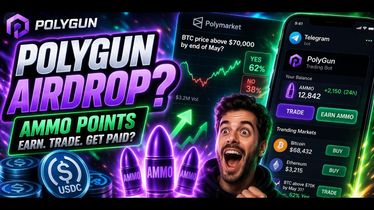 Новый криптодраф в Telegram? PolyGun выглядит интересно!