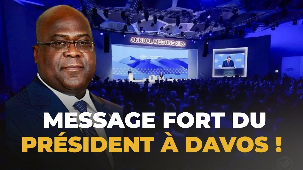 🚨 DAVOS 2026: FÉLIX TSHISEKEDI POSITIONNE LA RDC 🇨🇩 !