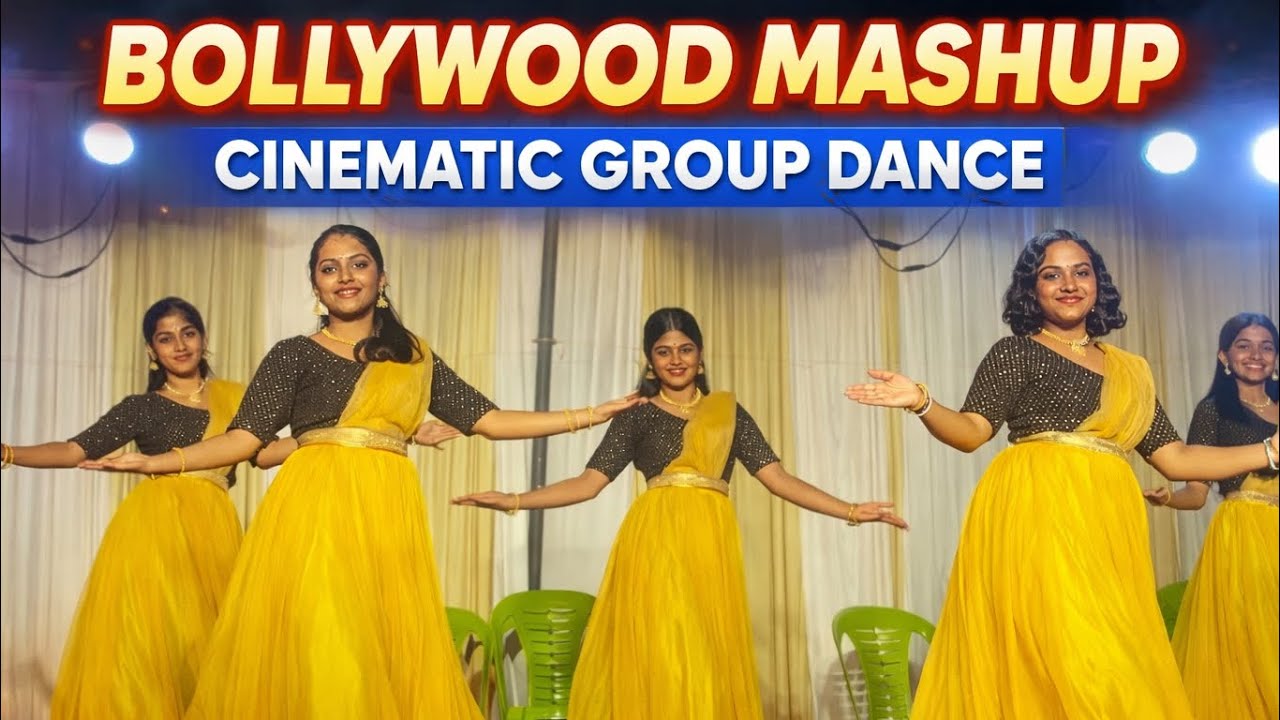 Bollywood Wedding Dance Mashup | 7 Songs Cinematic Group Dance | Girls Dance Performance