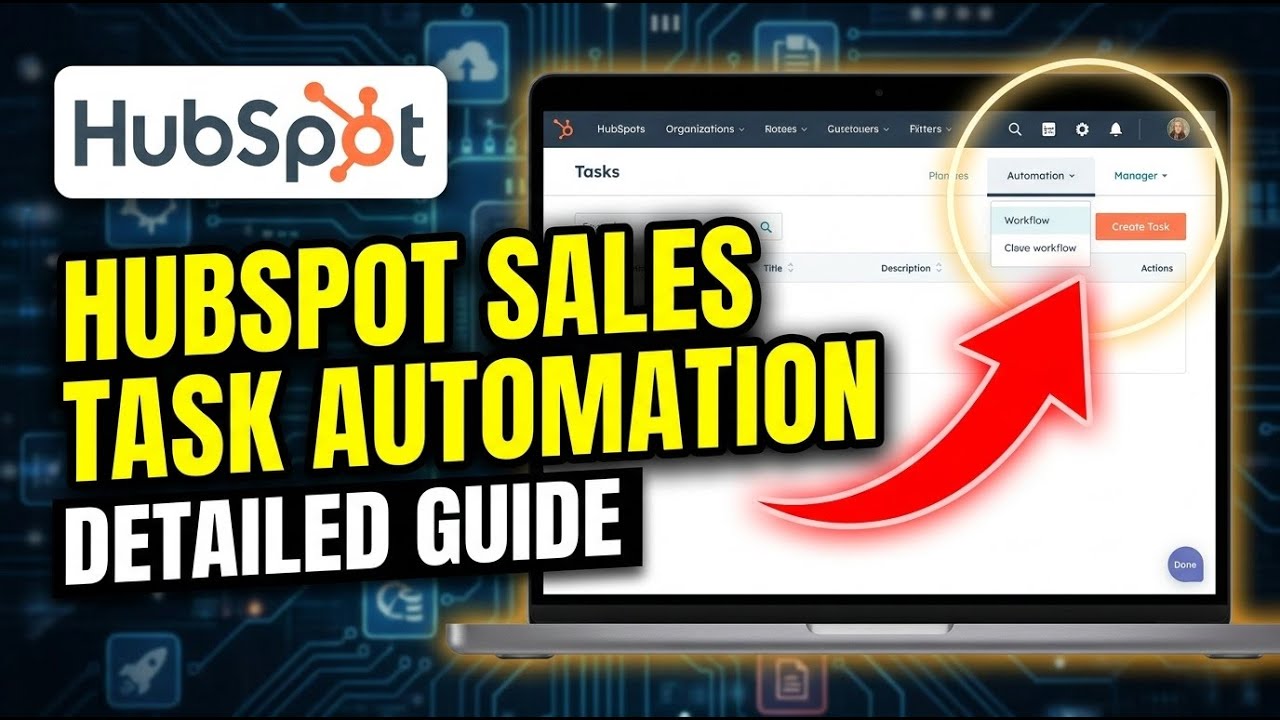 How to configure HubSpot task automation for sales reps - Detailed Guide