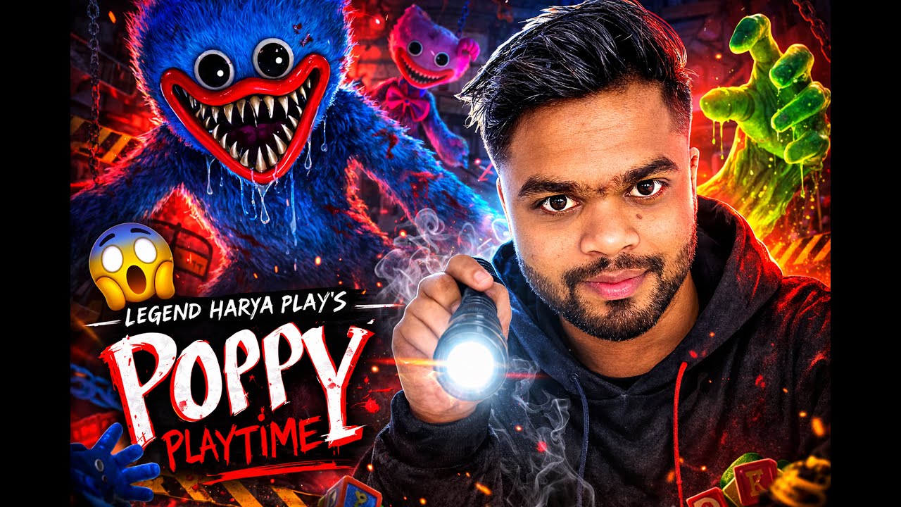 Poppy Playtime Chapter 1 😱 | Itna Daravna Game! | Legend Harya Play's