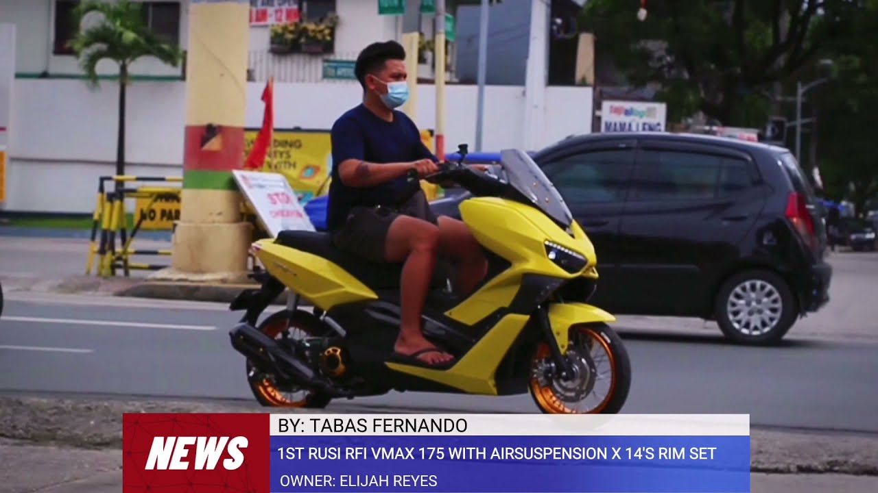 1ST RUSI RFI VMAX 175 WITH AIR SUSPENSION X 14'S RIM SET BY: TABAS FERNANDO