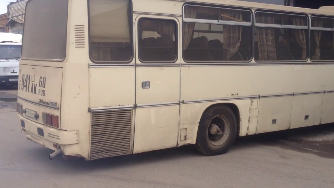 Икарус-256.50VL  Первый выезд из гаража