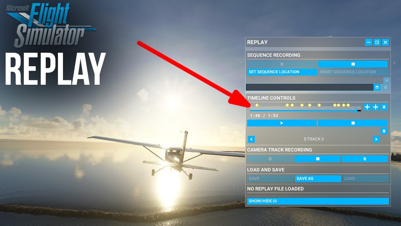 Подробный урок по функции повтора Microsoft Flight Simulator 2020