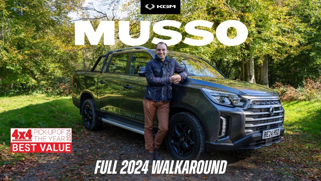 NEW KGM Musso Walkaround, Best value pick up truck (Blackshaws Morpeth, Northumberland)