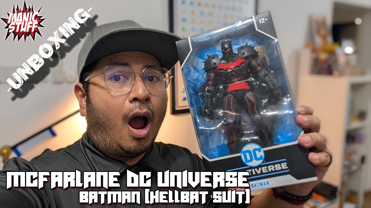 Unboxing McFarlane Batman [Hellbat Suit]