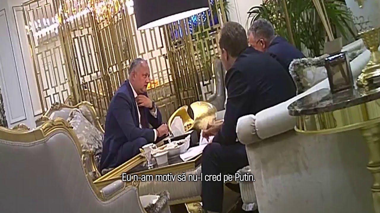 PROBĂ VIDEO 2: Igor Dodon promite că Rusia va închide dosarele penale pe numele lui Plahotniuc