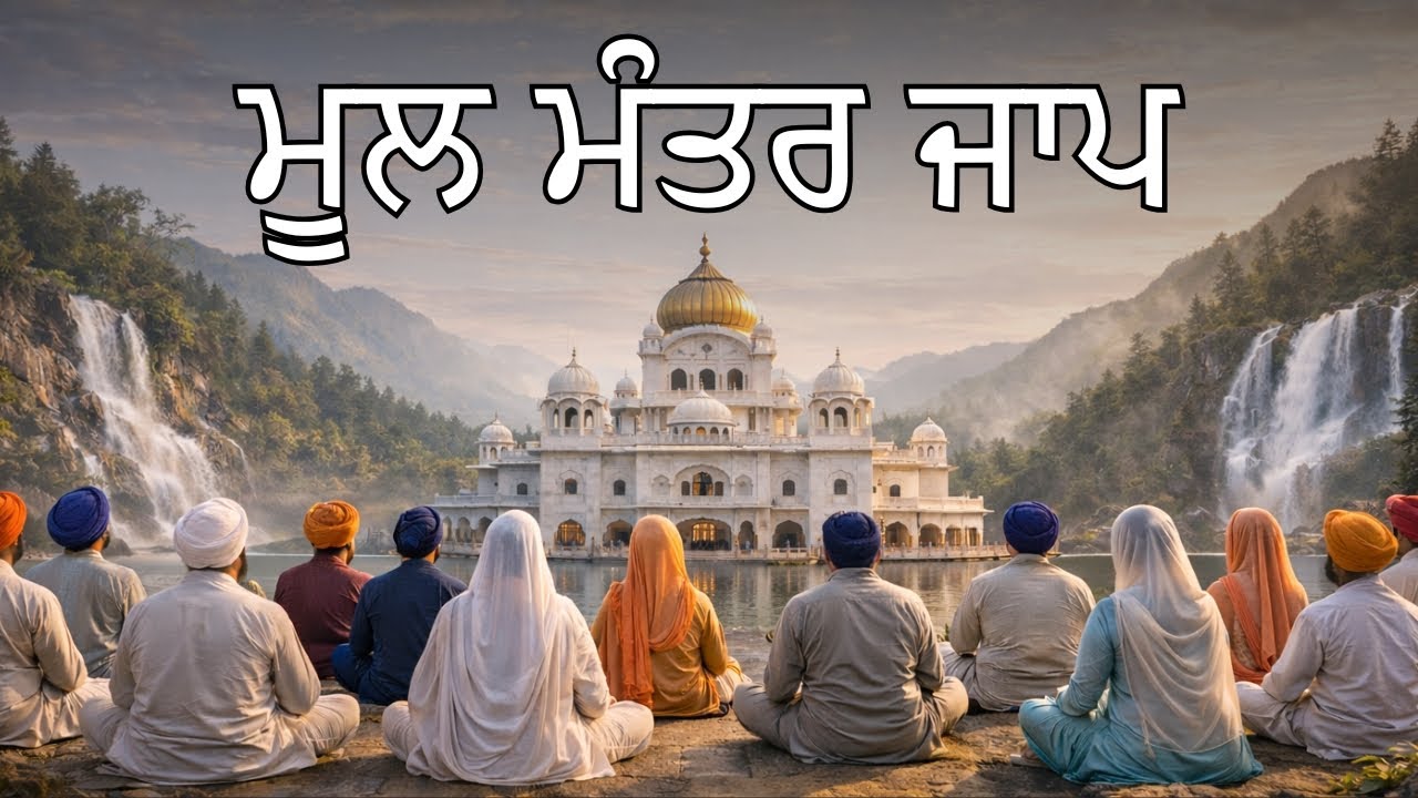 108 Times Mool Mantar Jaap | ੴ Ek Onkar Satnam | Divine Simran for Deep Peace #moolmantar #waheguru