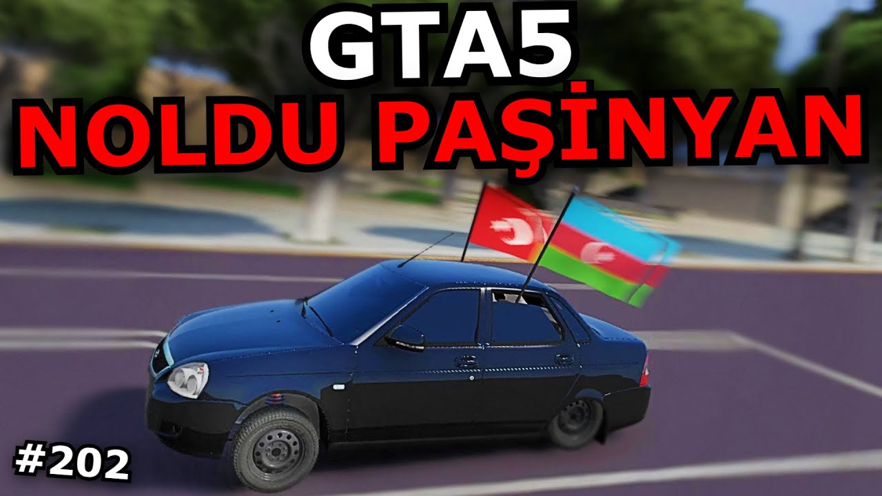 POLİSLƏRDƏN QAÇIB CANIMI QURTARDIM [GTA5 BAKI] #202 Azərbaycanca