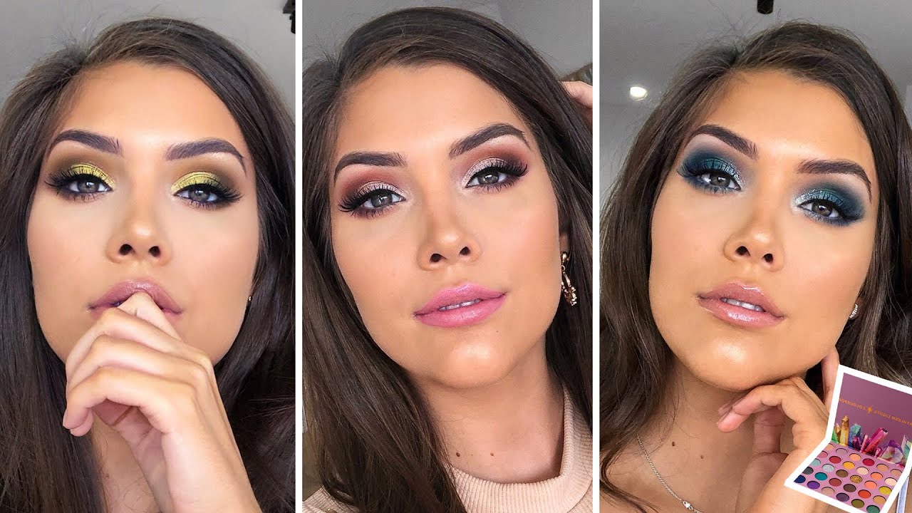 KATHLEENLIGHTS SO JADED MAKEUP TUTORIAL | 3 looks 1 palette