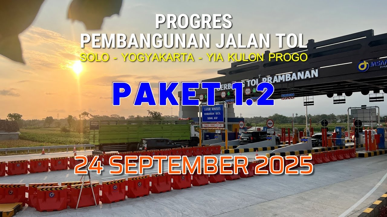 Progres Pembangunan Jalan Tol Jogja Solo Seksi 2 Paket 1.2 per 24 September 2025