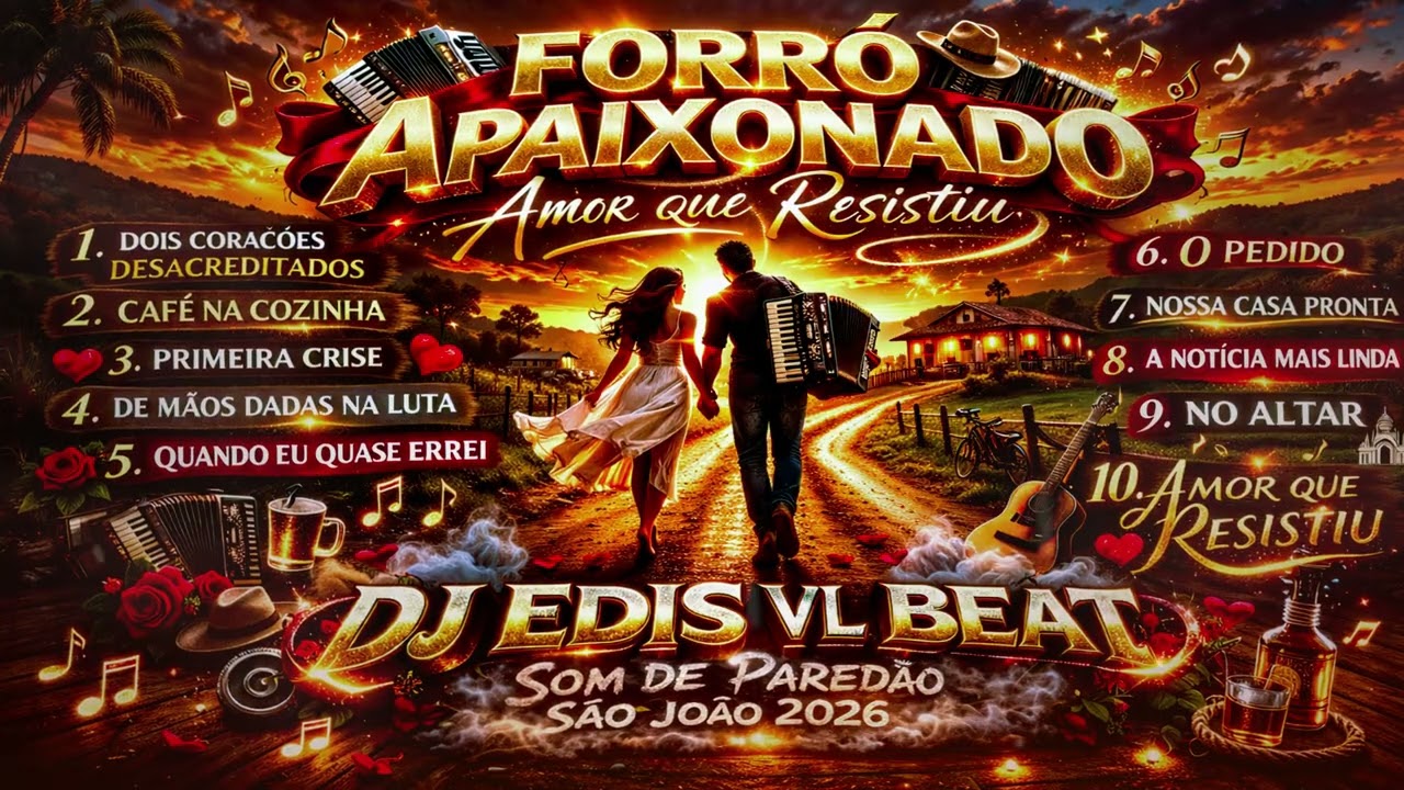 FORRÓ APAIXONADO – 🔊 SOM DE PAREDÃO | 🔥SÃO JOÃO 2026 | DJ EDIS VL BEAT