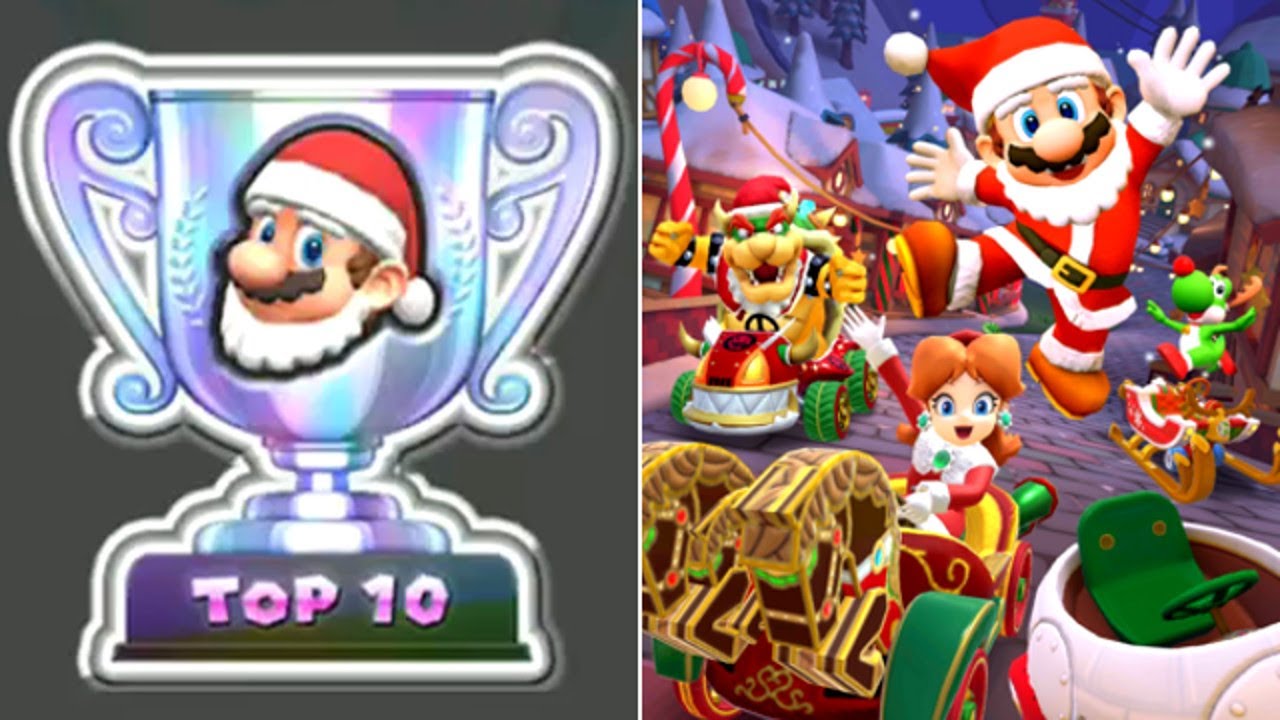 Mario Kart Tour - All-Cup Ranking Top 10 Badge + All Courses (Holiday Tour 2021)