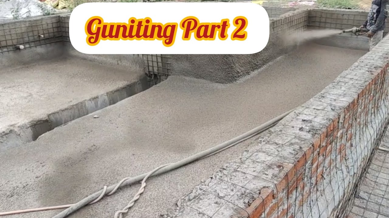 Guniting Work || Guniting waterproofing || Part 2