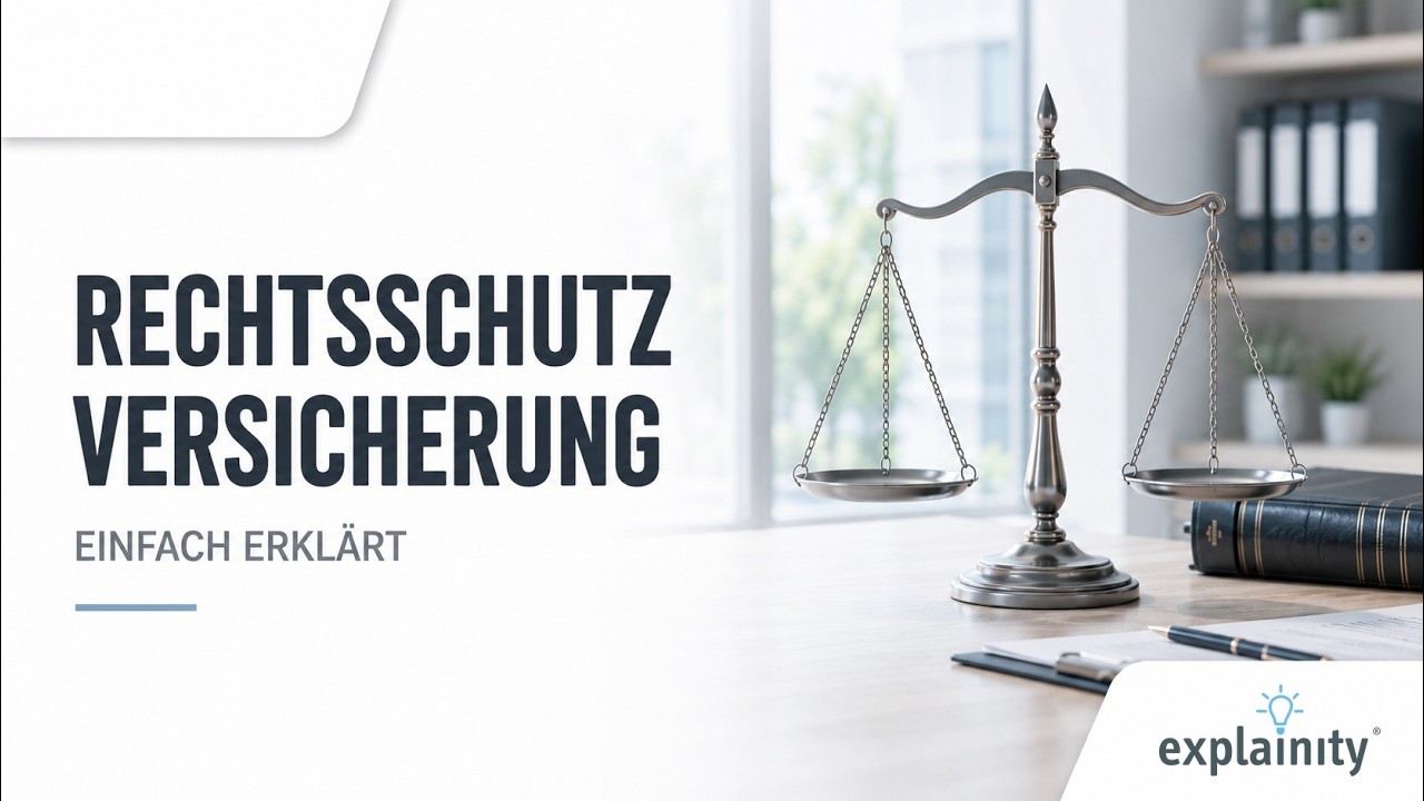 Rechtsschutzversicherung einfach erkl&auml;rt (explainity&reg; Erkl&auml;rvideo)