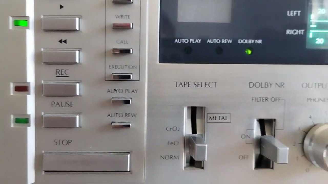 Magnetofon deck 2 głowicowy Alpage SP-95 , wygląd i działanie.
