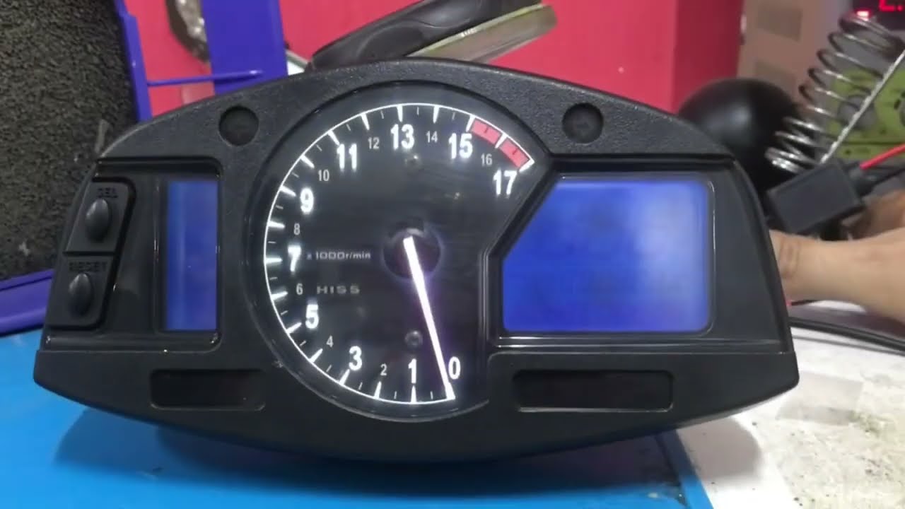 Painel Honda Cbr600rr 2008/2013 Película Polarizadora Queimada, Blecaute C/Troca dos Led