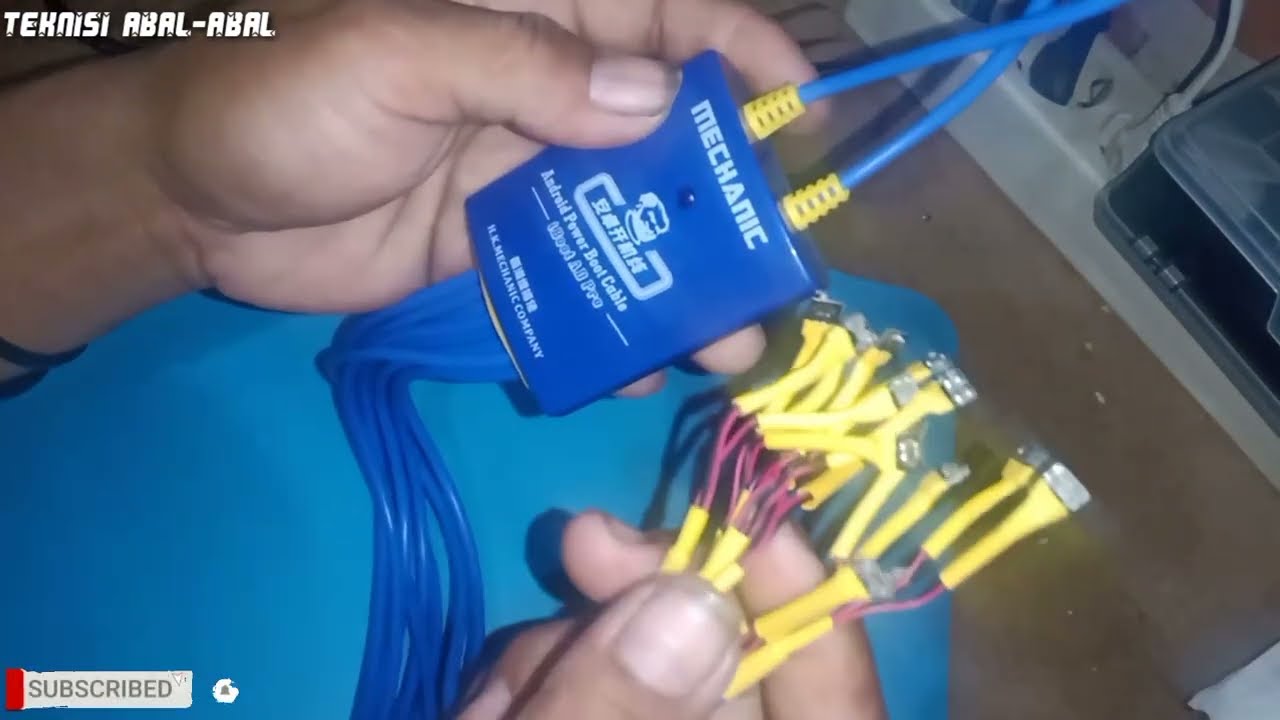 unboxsing dan cara menggunakan kabel psu mechanik IBOOT ID PRO