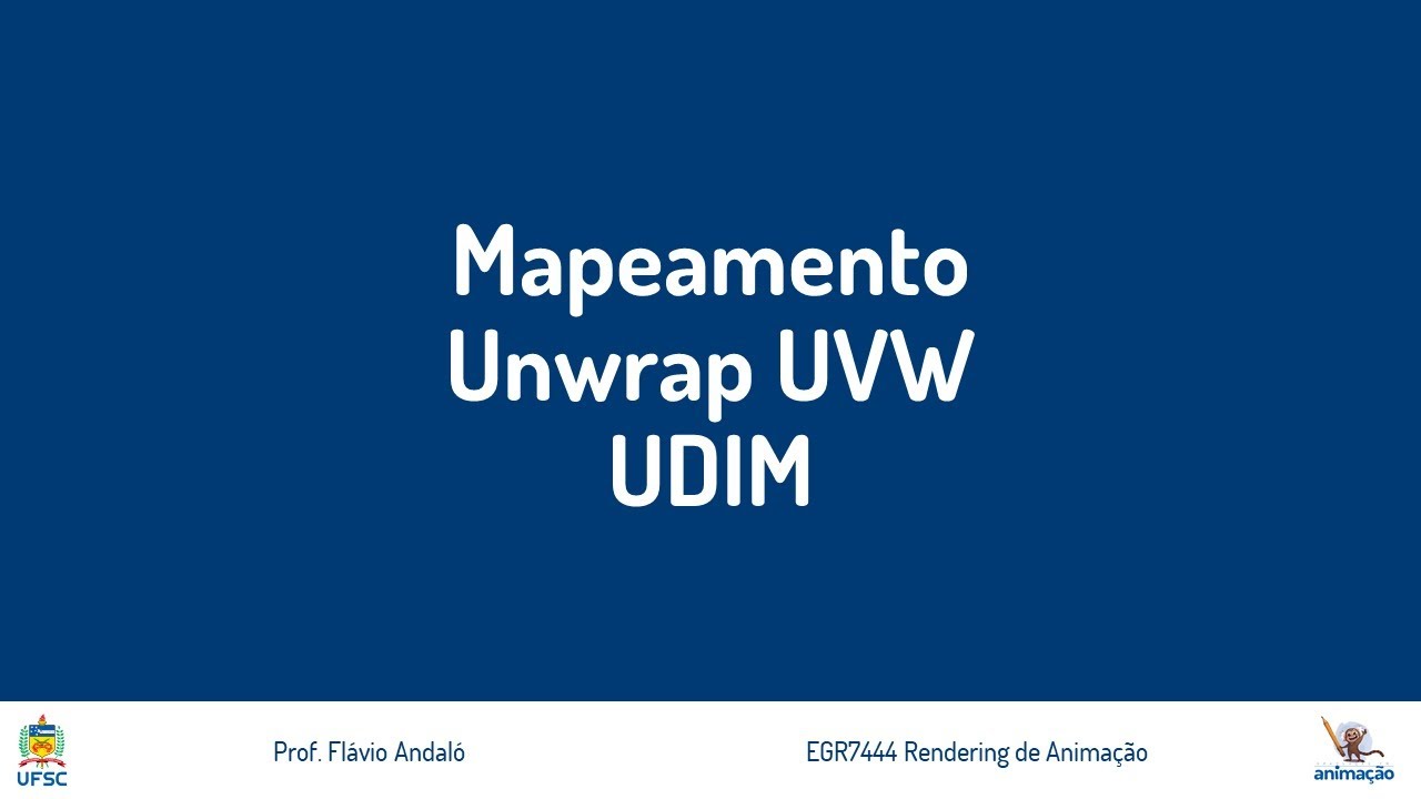 Aulas Rendering - Unwrap UVW - UDIM