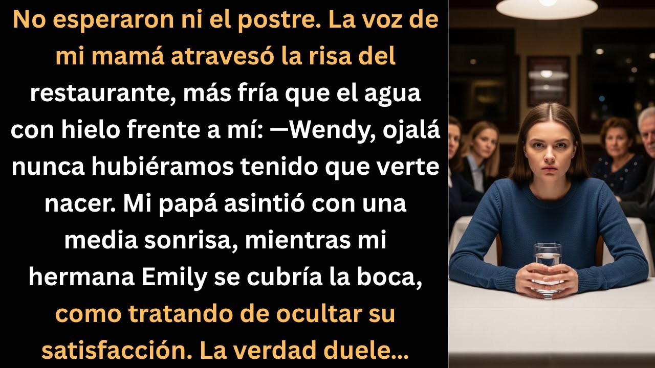 Mi mamá y mi papá me dijeron que ojalá nunca hubiera nacido—y todo frente a mi hermana
