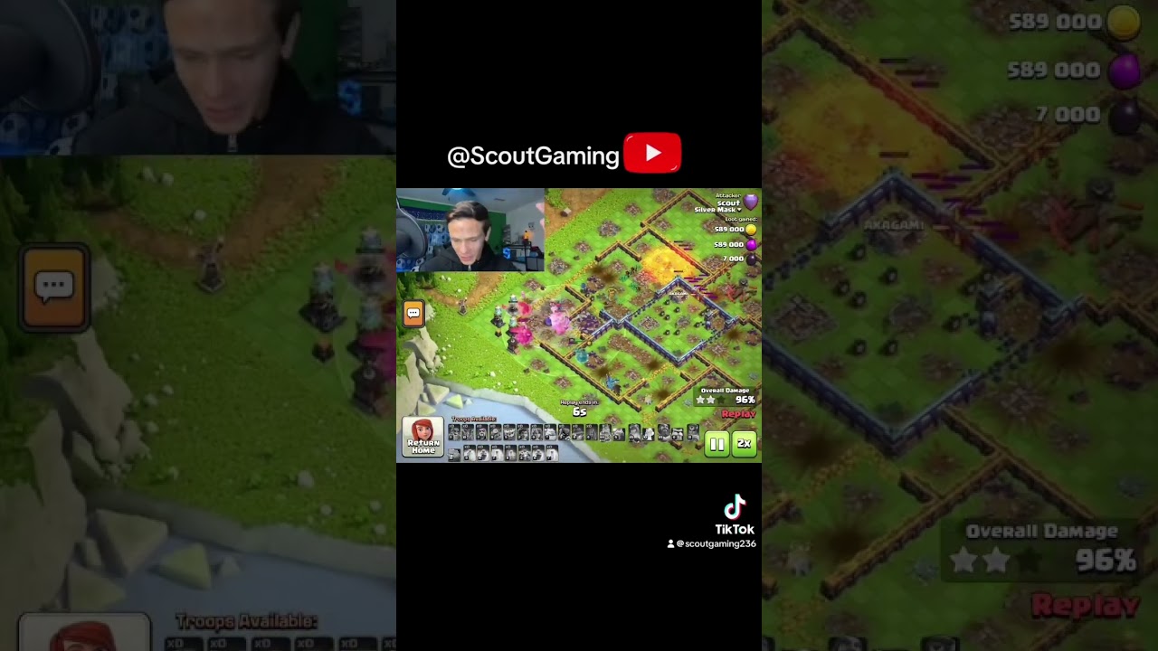 Never seen that before lol #clashofclans #coc #gaming #legendattacks #supercell #games