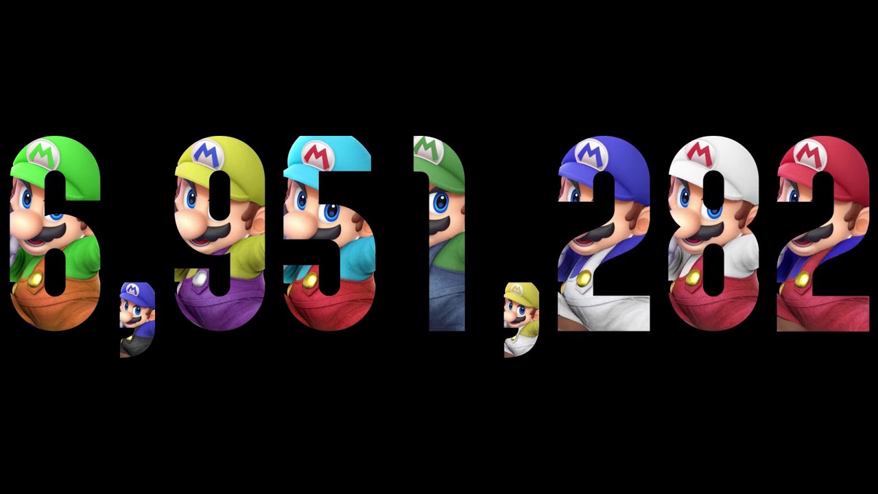 0 to 1 Billion with Mario Voices