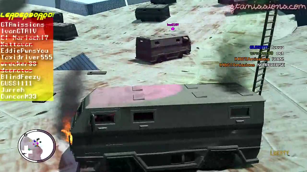 GTA IV: EFLC - PC - June 20, 2010 - BGF Demo Derby Event! - Matches #1-6