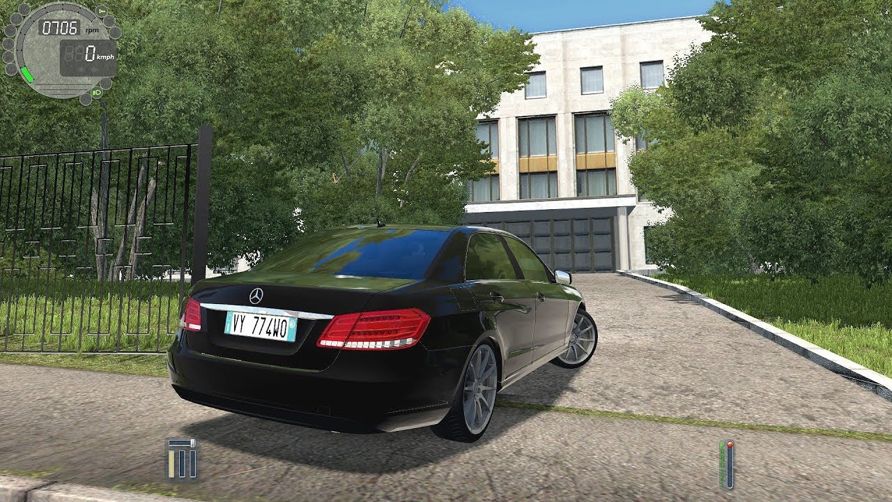 City Car Driving - Mercedes E350 W212 [Logitech G27]