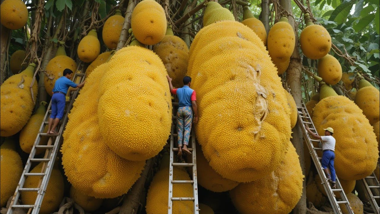 A Incrível Colheita de Jaca na Tailândia, Veja Como São As Fazendas de Jacas de Bangkok!