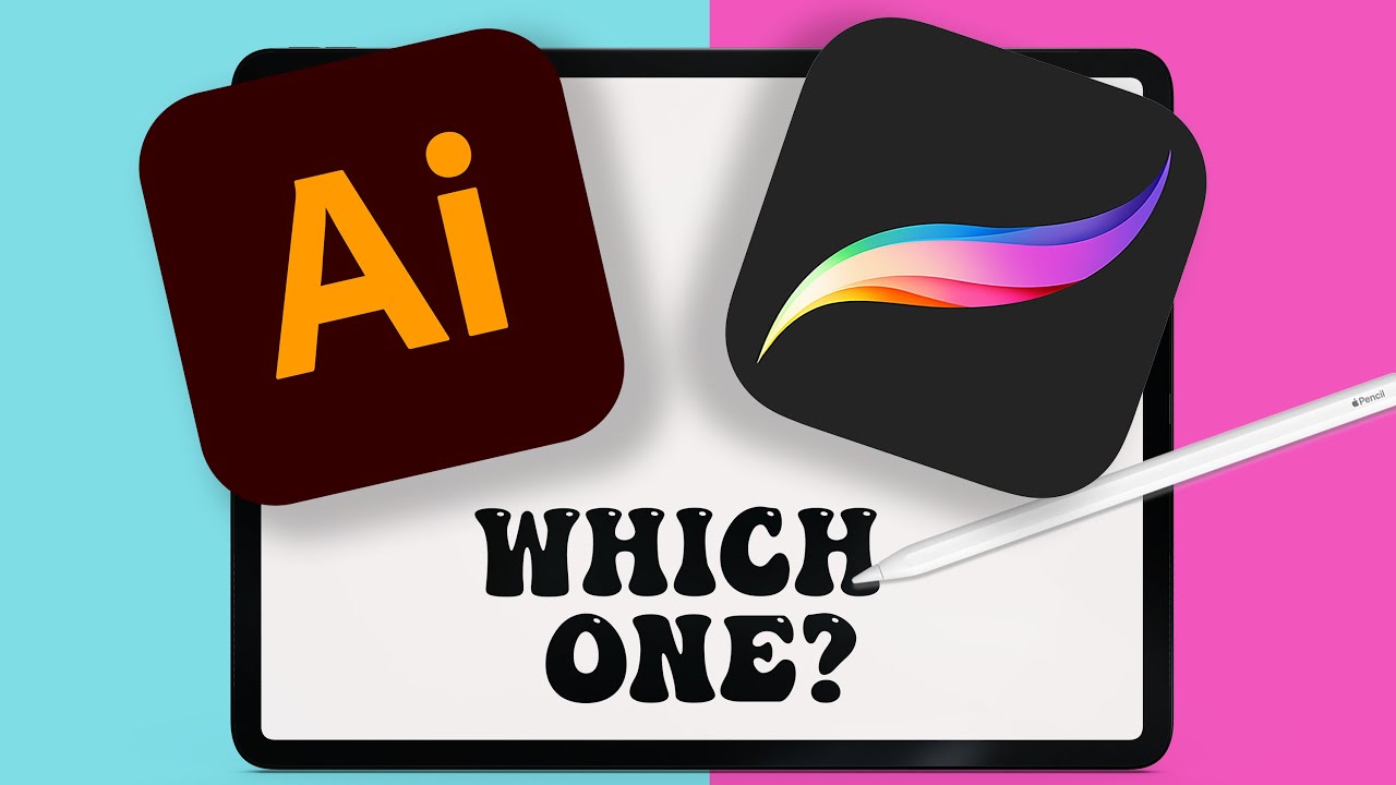В чем разница между Procreate и Adobe Illustrator? (Какое приложение для рисования на iPad лучше ...
