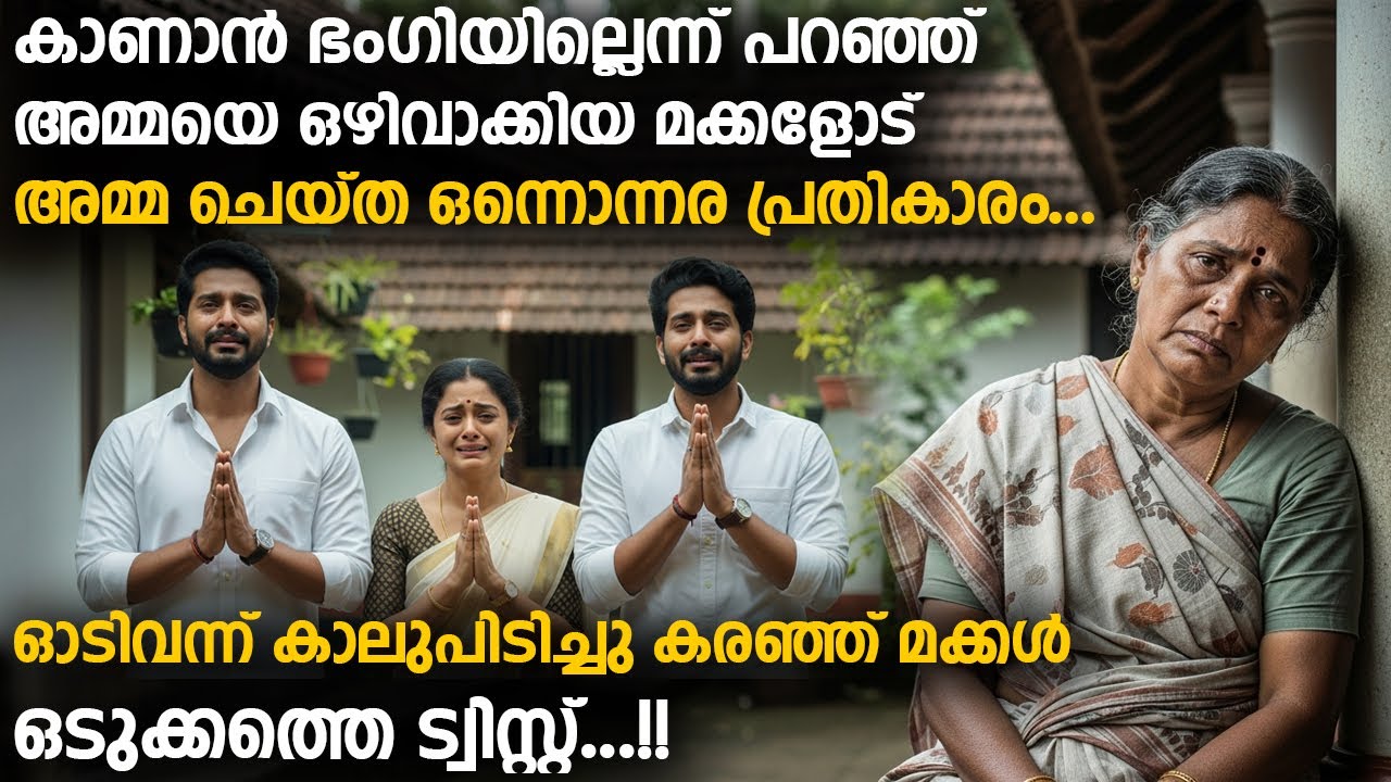 കാണാൻ ഭംഗിയില്ലെന്ന് പറഞ്ഞ് അമ്മയെ ഒഴിവാക്കി മക്കളോട് അമ്മ ചെയ്ത ഒന്നൊന്നര പ്രതികാരം...!!