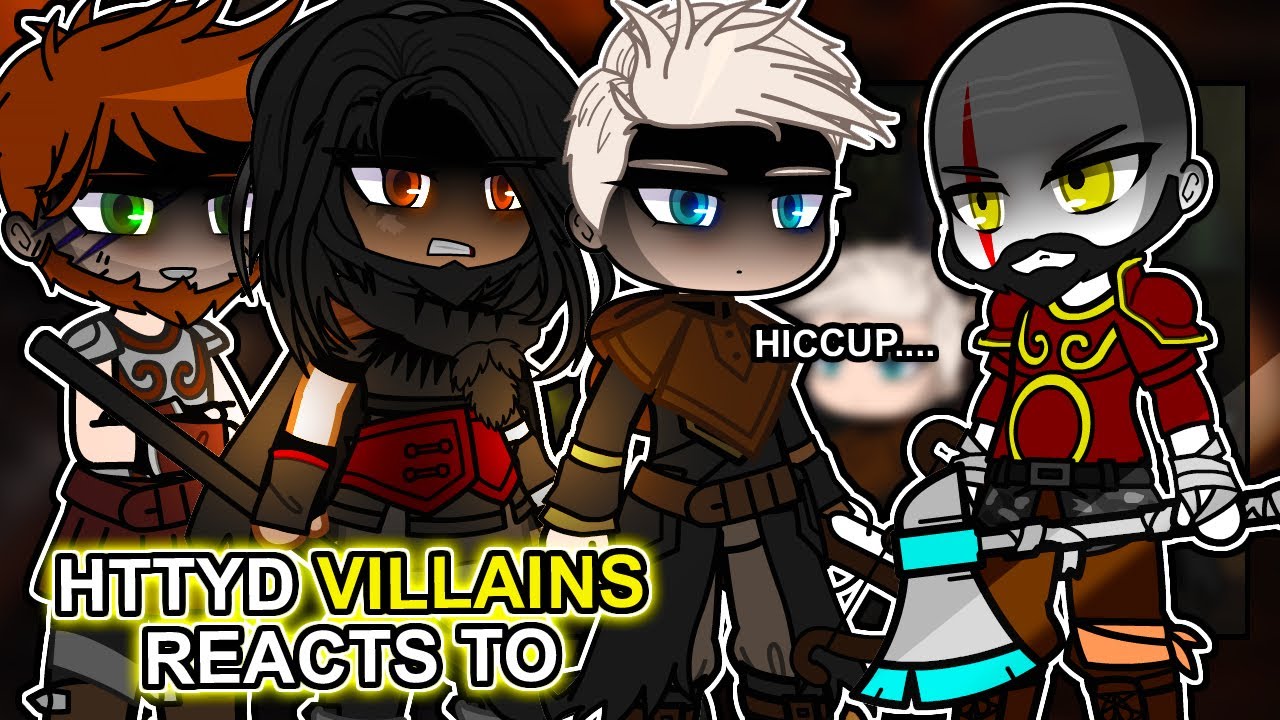 HTTYD Villains реагируют на Иккинга в роли Кратоса || GOW Ragnarök ||- Gacha Club React
